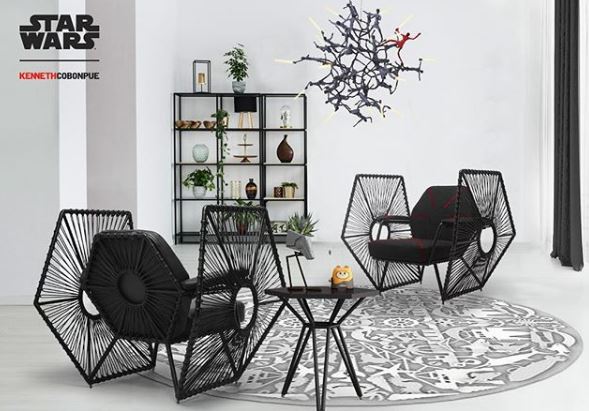 «Star Wars»  έπιπλα από τον Κένεθ Κομπόνπουε