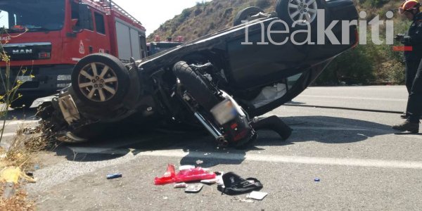 Κρήτη: Ωρες αγωνίας για τον 34χρονο δικυκλιστή του φρικτού τροχαίου