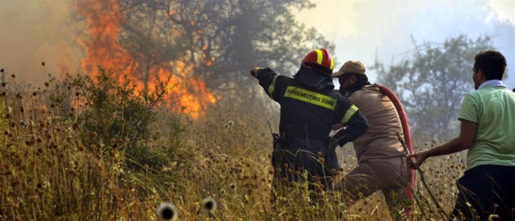 Πυρκαγιές σε εξέλιξη σε Αρτέμιδα και Δελφούς