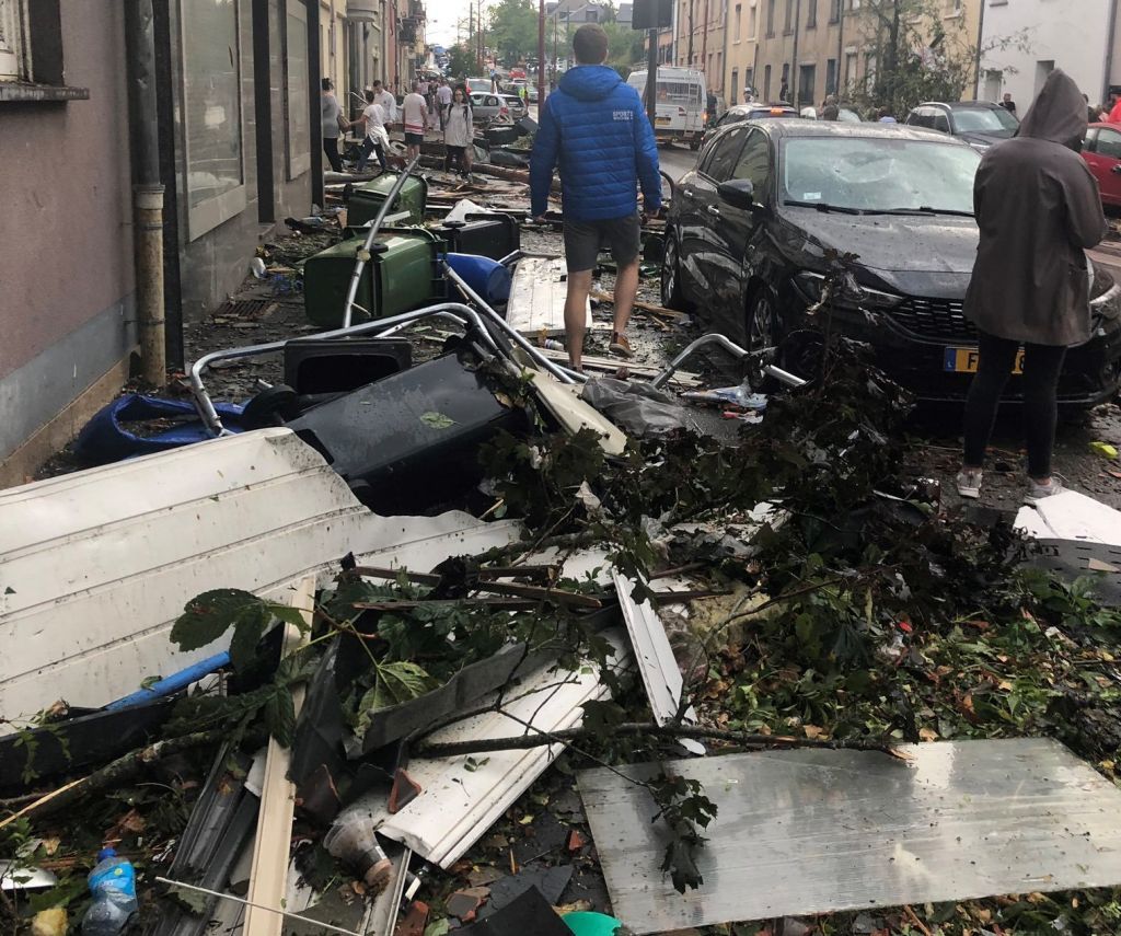 Ανεμοστρόβιλος στο Λουξεμβούργο προκάλεσε εκτεταμένες ζημιές