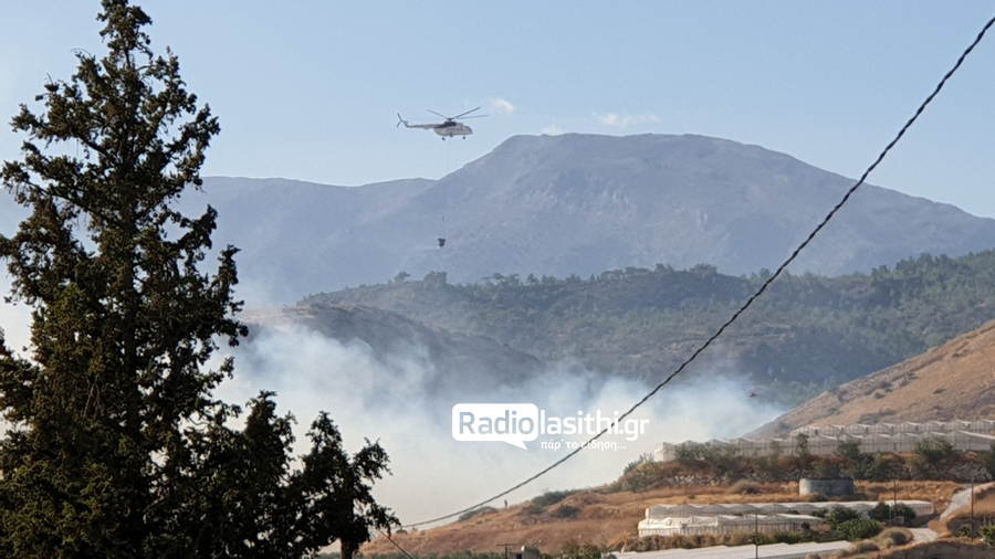 Φωτιά στον Νέο Μύρτο Ιεράπετρας