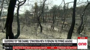 Οδοιπορικό του One Channel στην Εύβοια μετά την πύρινη λαίλαπα