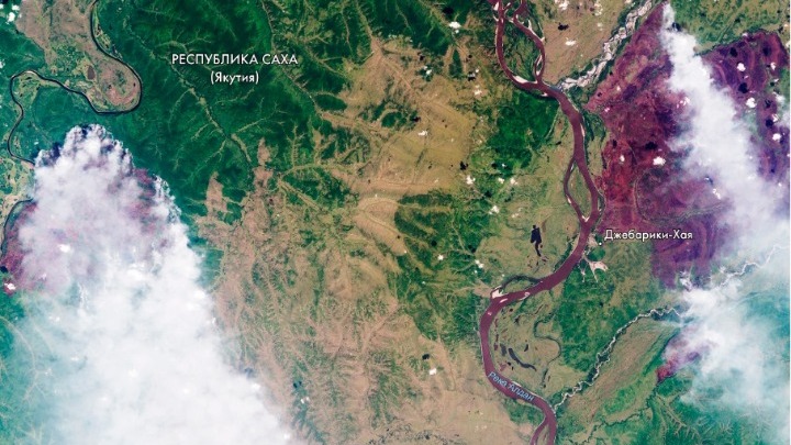 Πως φαίνονται οι πυρκαγιές στη Σιβηρία από το Διάστημα