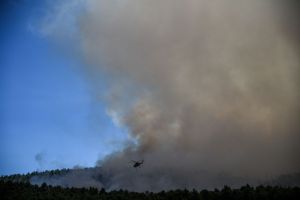 Από το διάστημα φαίνεται ο καπνός της πυρκαγιάς