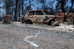 Φωτιά στη Θάσο