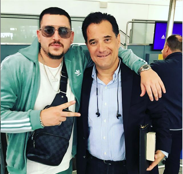 Ο Αδωνις με γνωστό έλληνα ράπερ