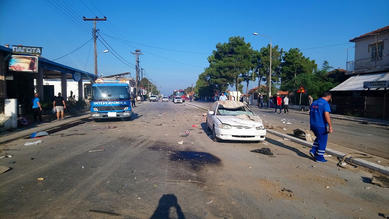 Ένας νεκρός από σύγκρουση τριών οχημάτων στην Θεσσαλονίκη