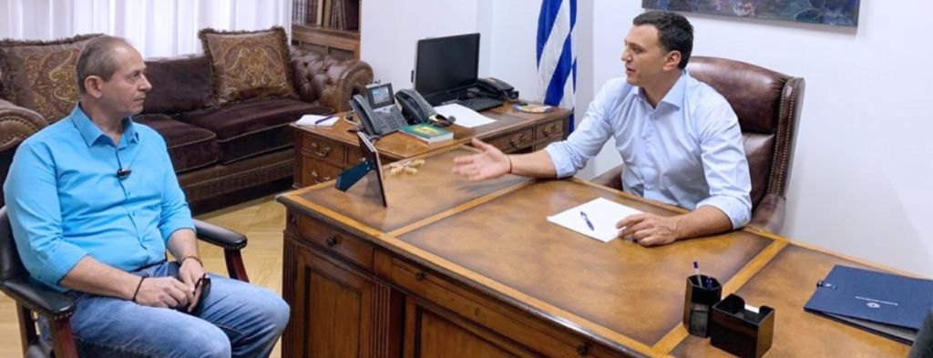 Με τον πατέρα της μικρής Αλεξίας συναντήθηκε ο Κικίλιας