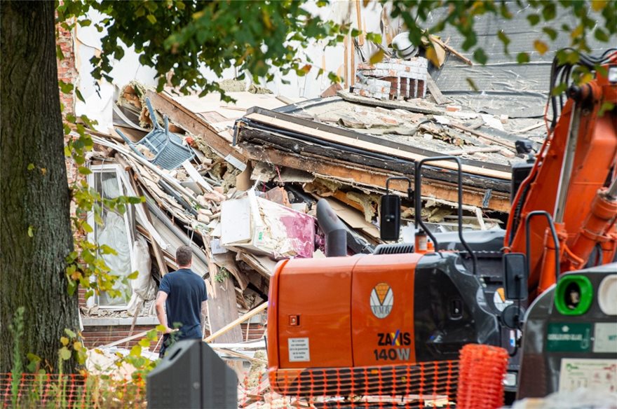 Βέλγιο: Κατέρρευσαν σπίτια από ισχυρή έκρηξη στην Αμβέρσα