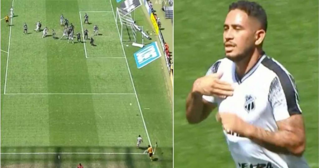 Γκολάρα με απευθείας εκτέλεση κόρνερ στη Βραζιλία