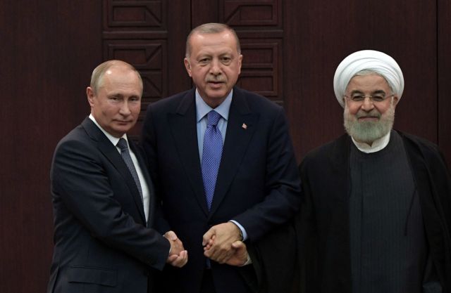 «Τρόλαρε» Τραμπ ο Πούτιν, κάνοντας Ερντογάν και Ροχανί να γελάσουν