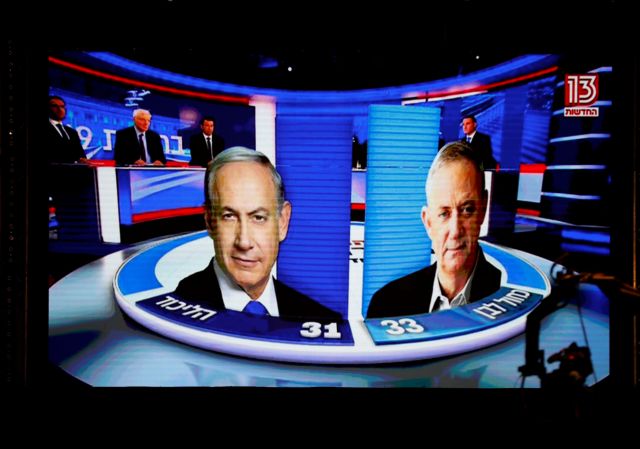 Ισράηλ: Μάχη στήθος με στήθος για Νετανιάχου και Γκαντς δείχνουν τα exit poll