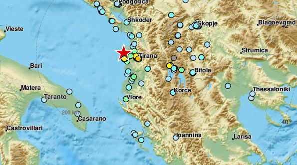 Αισθητός και σε πολλές περιοχές της Ελλάδας ο διπλός σεισμός στην Αλβανία