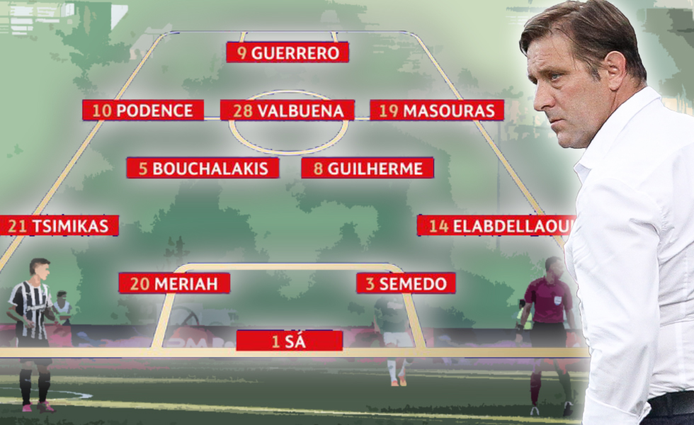 Η εντεκάδα του Ολυμπιακού στο ΟΑΚΑ