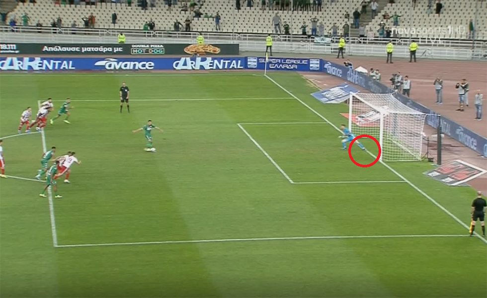 Η απόκρουση του Σα στο πέναλτι του Μακέντα