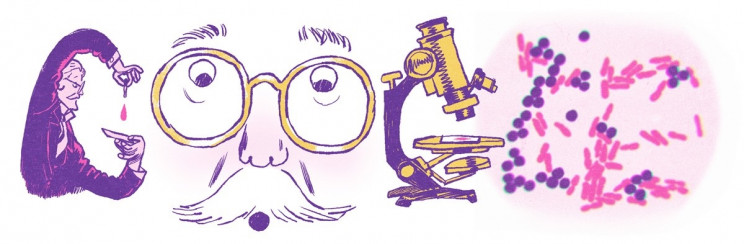 Hans Christian Gram: Το Δανό μικροβιολόγο τιμά το doodle της Google