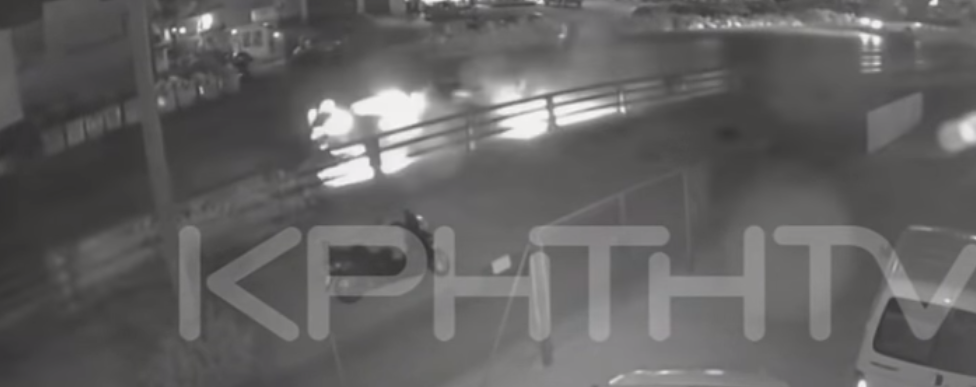 Βίντεο – ντοκουμέντο: Η φονική σύγκρουση μοτοσυκλετιστή με ΙΧ