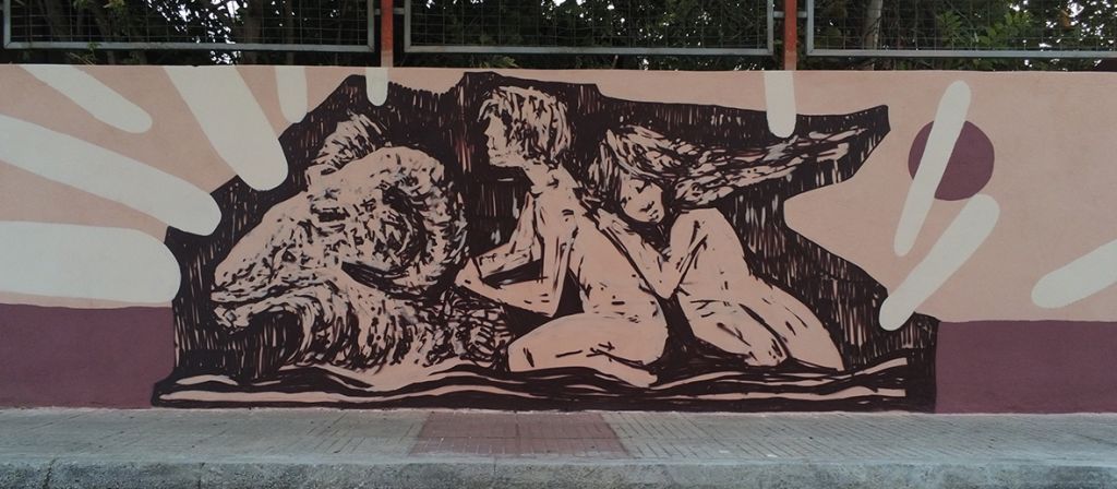 Βόλος : Ο μύθος της Αργοναυτικής εκστρατείας σε γκράφιτι