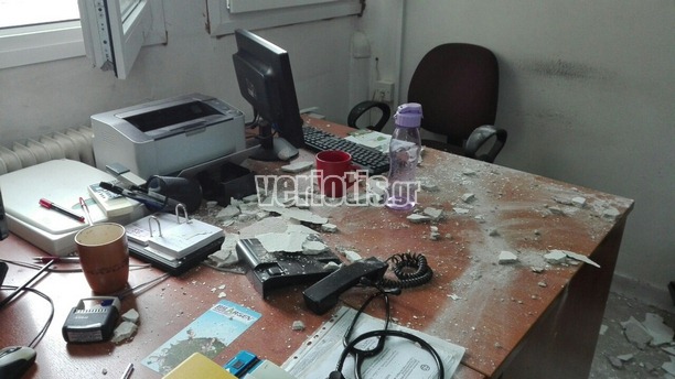 Νοσοκομείο Βέροιας : Επεσαν σοβάδες πάνω σε γιατρούς