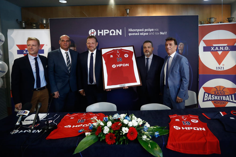 Ο ΗΡΩΝ Μεγάλος Χορηγός της Χ.Α.Ν.Θ.