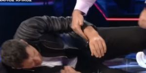 Διαγωνιζόμενος έριξε… μπουνιά στον Ρουβά