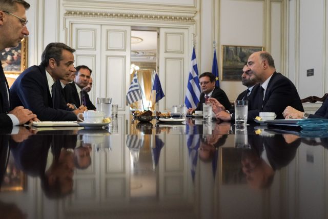 Μεταρρυθμίσεις και πλεονάσματα στο επίκεντρο της συνάντησης Μητσοτάκη – Μοσκοβισί