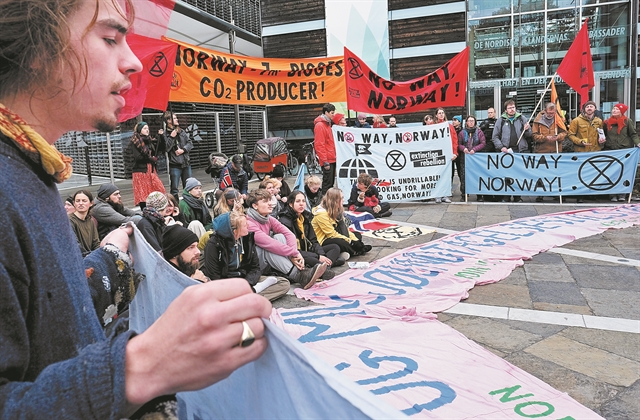 Ειρηνική κοινωνική ανυπακοή για το κλίμα