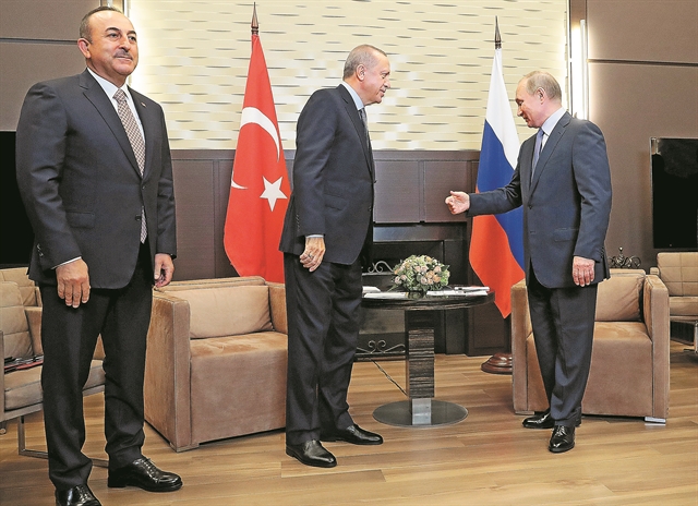 Πούτιν και Ερντογάν «μοίρασαν» τη Βόρεια Συρία