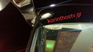 Επίθεση με πέτρες σε λεωφορείο ΚΤΕΛ στην Αθηνών – Κορίνθου