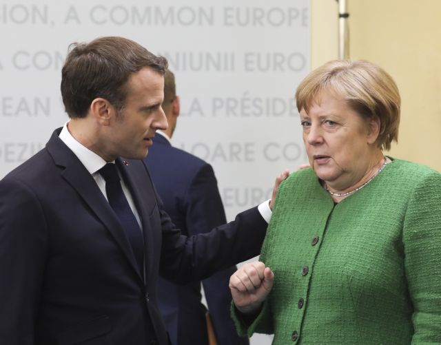 Μακρόν : Κοινή στάση Γαλλίας – Γερμανίας κατά της τουρκικής επίθεσης στη Συρία