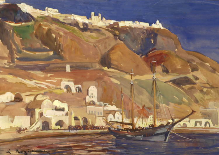 Ξεναγήσεις από τον Δημήτρη Τσίτουρα στην έκθεση «Το τοπίο της Σαντορίνης»