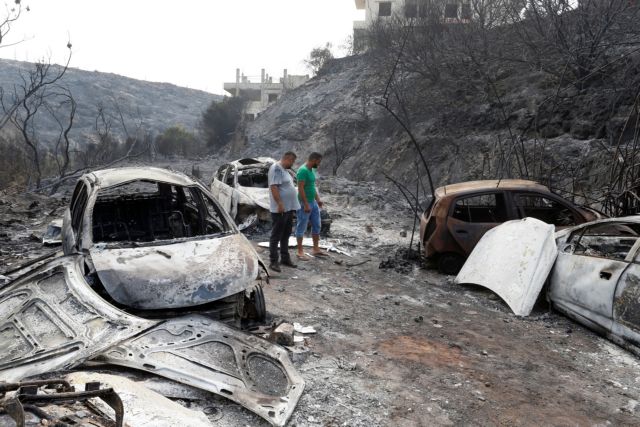 Πυρκαγιές σαρώνουν Λίβανο και Συρία