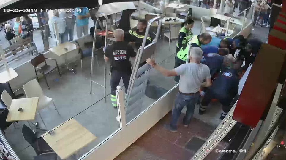 Γαλάτσι : Βίντεο δείχνει άνδρα να πέφτει από τον έκτο όροφο