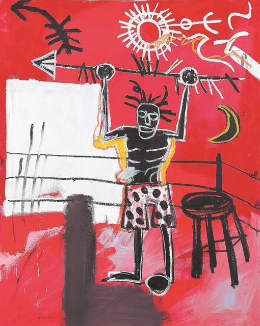 Το κόκκινο του Basquiat