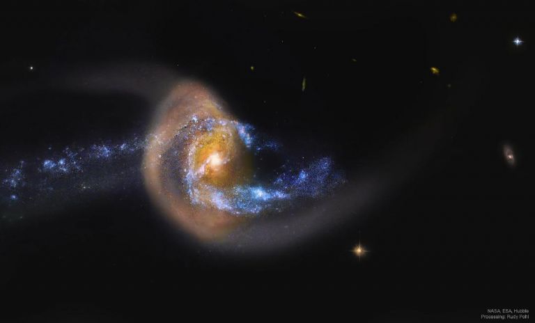 Συγκλονιστικό : Δύο γαλαξίες συγκρούονται στο Διάστημα