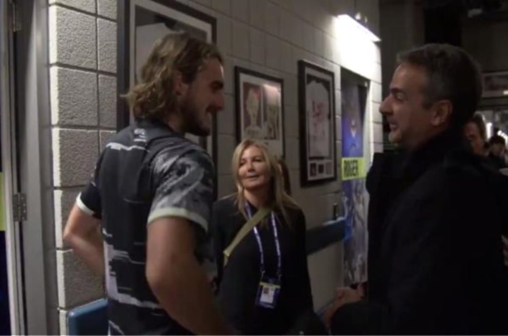 Μητσοτάκης για Τσιτσιπά: «Πρωταθλητής» (pic)