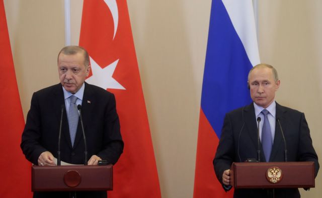 Τηλεφωνική επικοινωνία Πούτιν και Ερντογάν για τη Συρία
