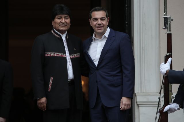 Επικοινωνία Αλέξη Τσίπρα με Έβο Μοράλες