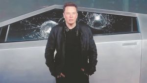 To φιάσκο με το φορτηγάκι της Tesla