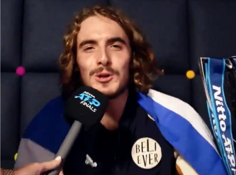 Τσιτσιπάς: Το έριξε στο τραγούδι μετά τον θρίαμβο στο ATP