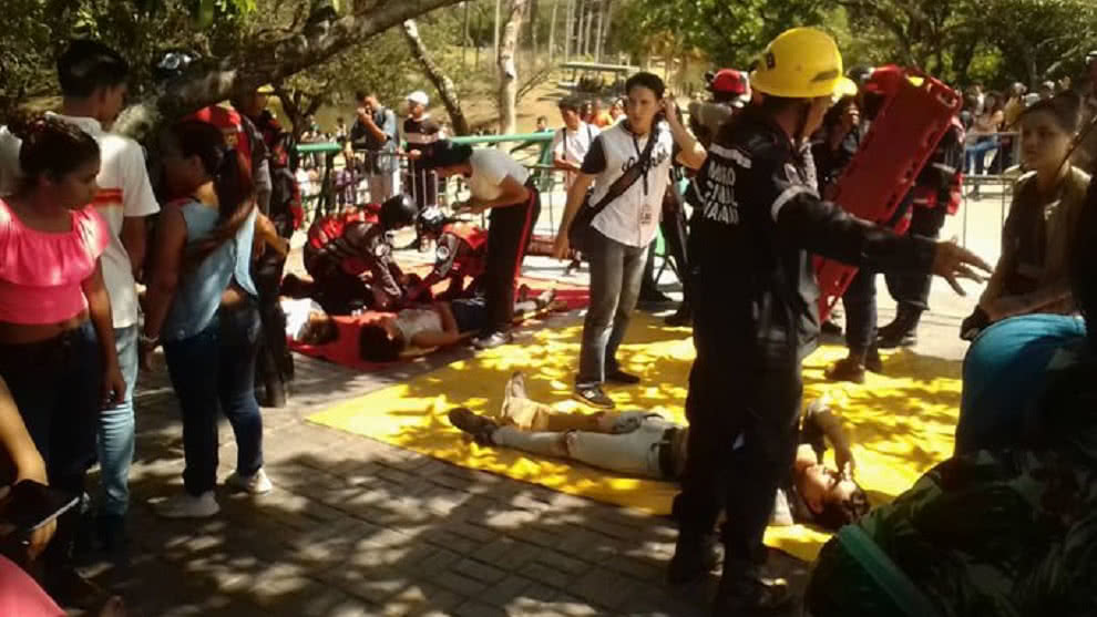 Μία νεκρή και 19 τραυματίες σε συναυλία στη Βενεζουέλα