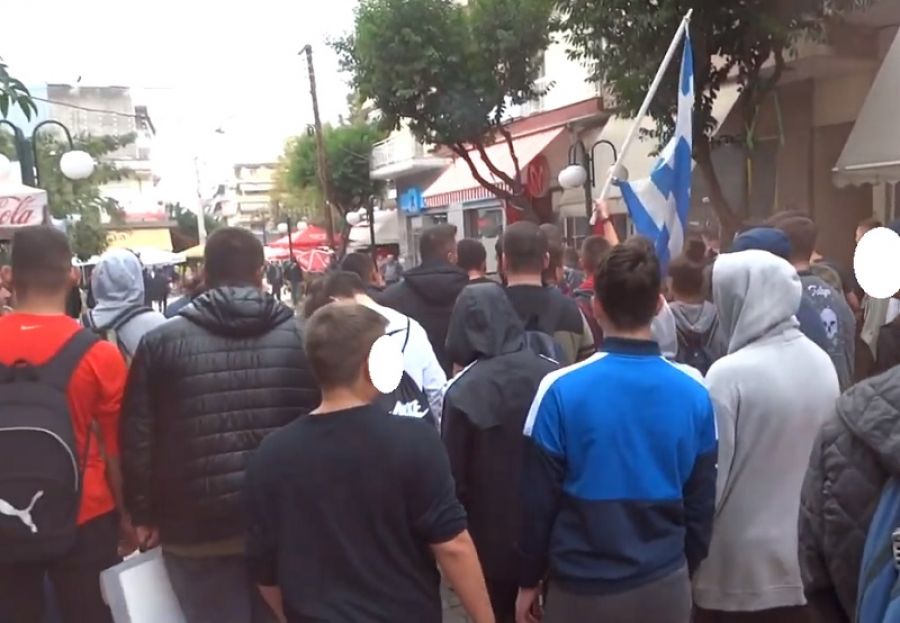 Γιαννιτσά : Πορεία μαθητών κατά των προσφύγων