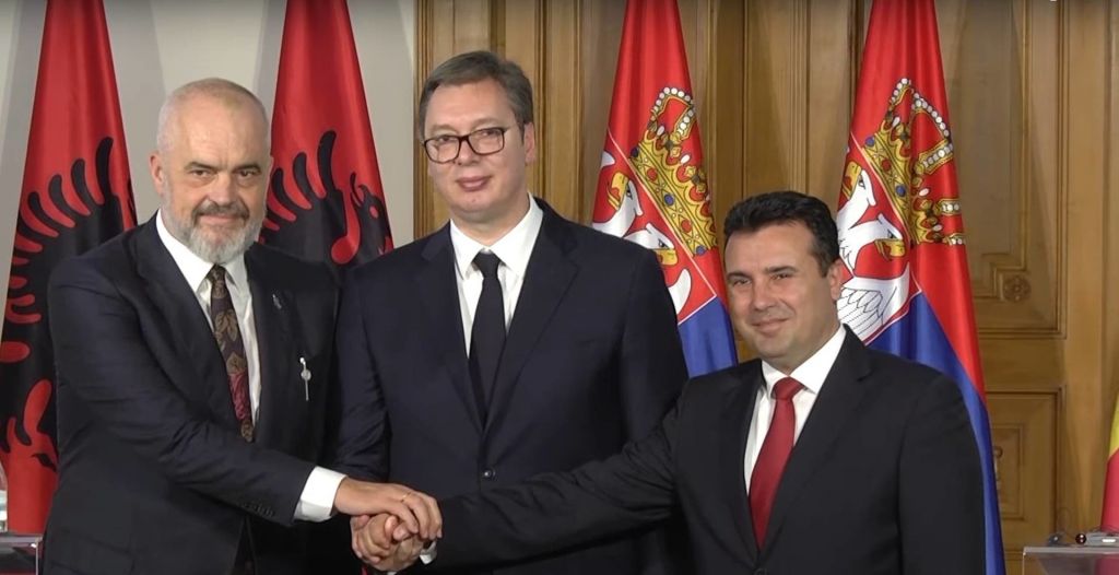 Ράμα, Ζάεφ και Βούτσιτς συμφώνησαν σε δημιουργία μιας «μικρής Σένγκεν» στα Δυτ. Βαλκάνια