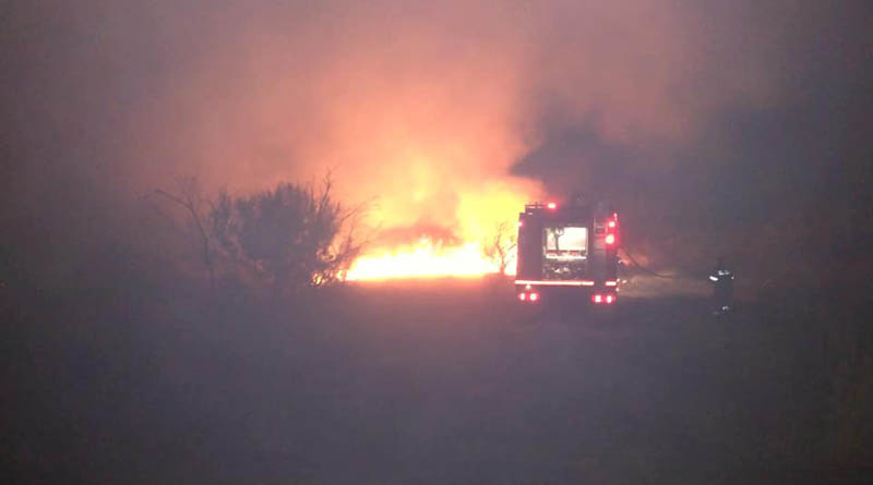 Φωτιά στον Μαραθώνα εντός του Κωπηλατοδρομίου