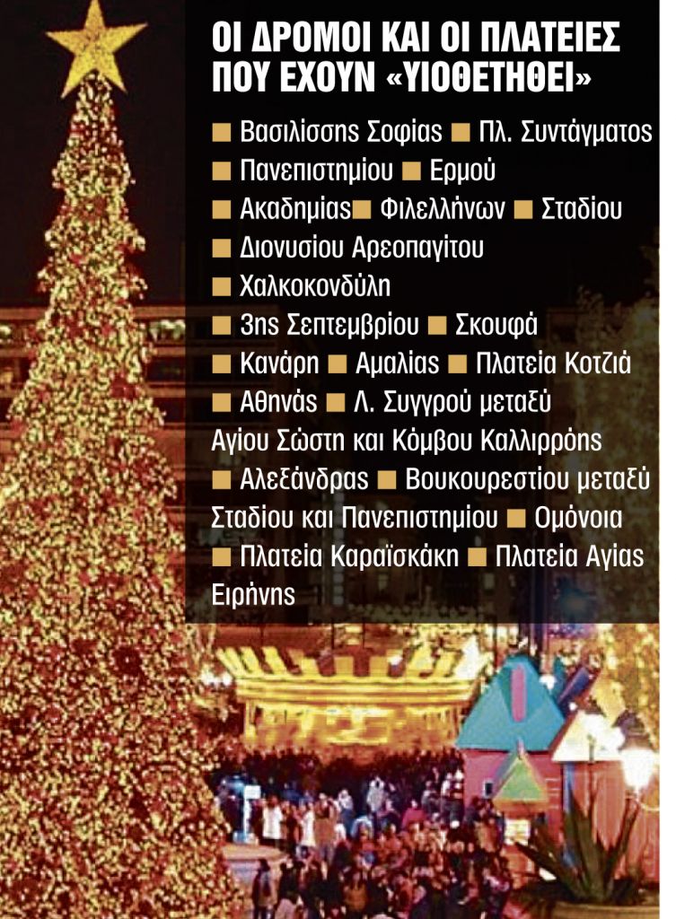 «Υιοθέτησε την πόλη σου» για τα Χριστούγεννα