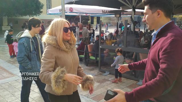 Χριστούγεννα στο Ναύπλιο για την Φώφη Γεννηματά