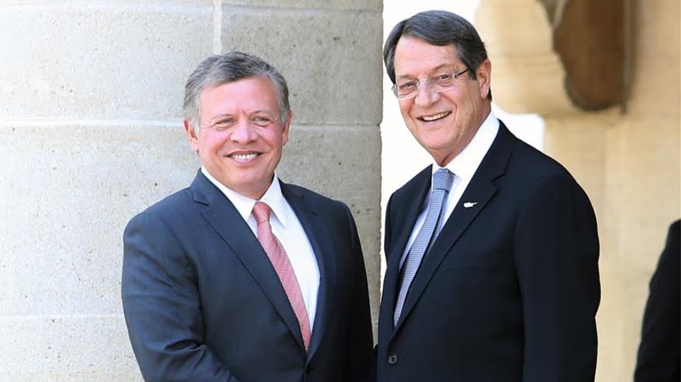 Στο πλευρό της Κύπρου ο βασιλιάς της Ιορδανίας