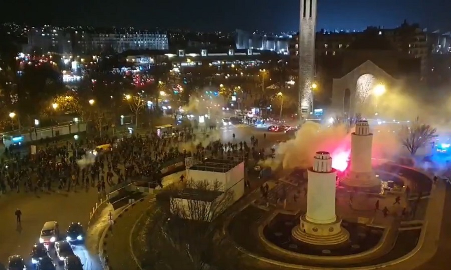 Το ξύλο της… αρκούδας μεταξύ οπαδών Παρί Σεν Ζερμέν και Γαλατασαράι στο Παρίσι