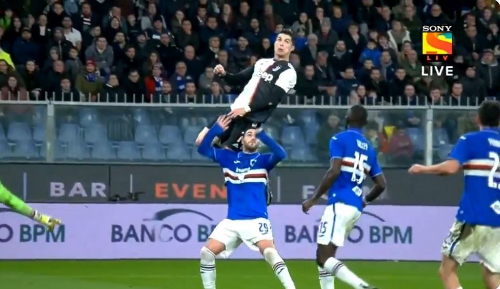 Ο Κριστιάνο σκόραρε με εξωπραγματικό άλμα