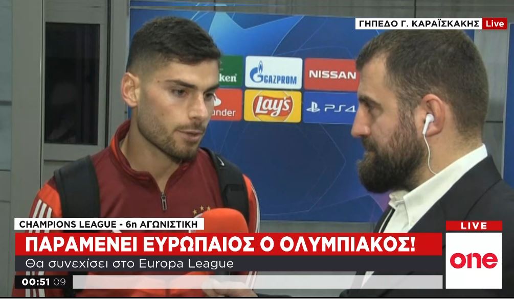 Μασούρας στο One Channel: Αξίζαμε τη νίκη και την πήραμε δίκαια